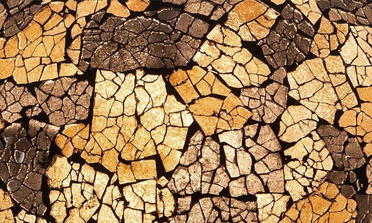 Tafellamp Glass black/gold Donut by VillaFlor