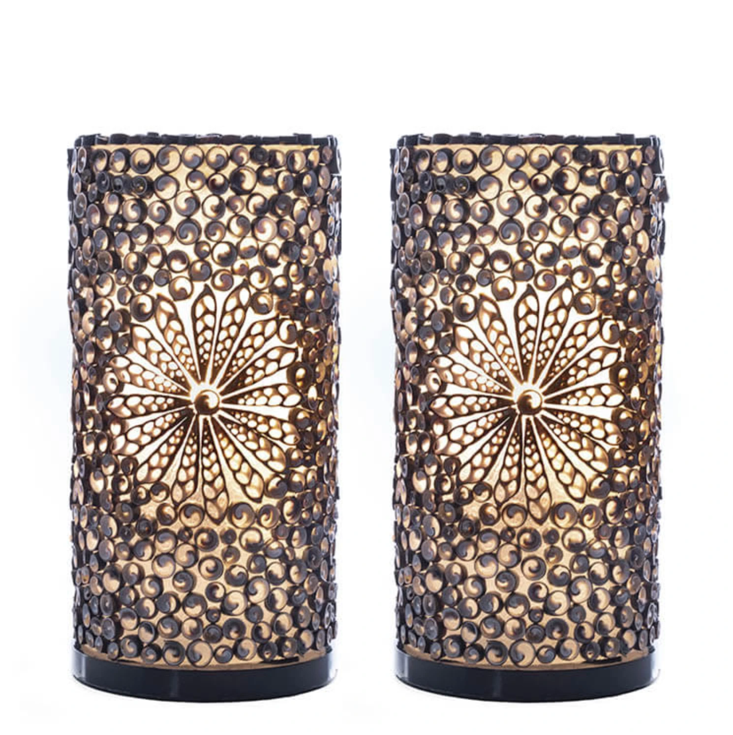 Tafellamp Dili Cilinder set 2 - Zwart by VillaFlor