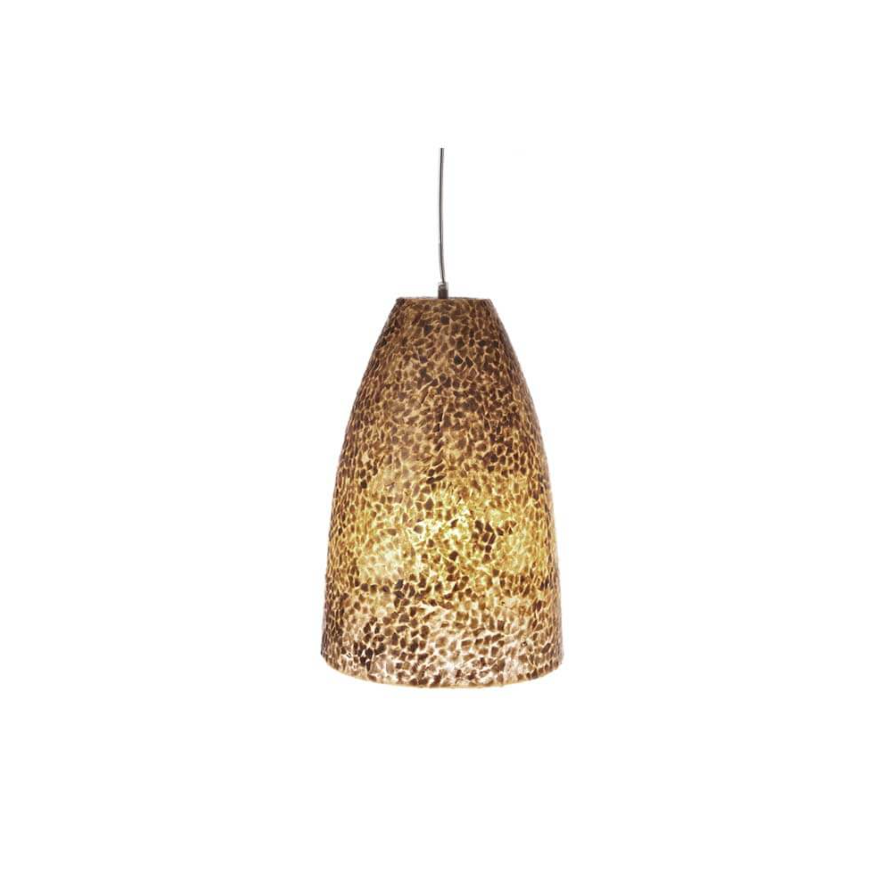 Hanglamp Wangi Gold Bell in twee maten - depauwwonen