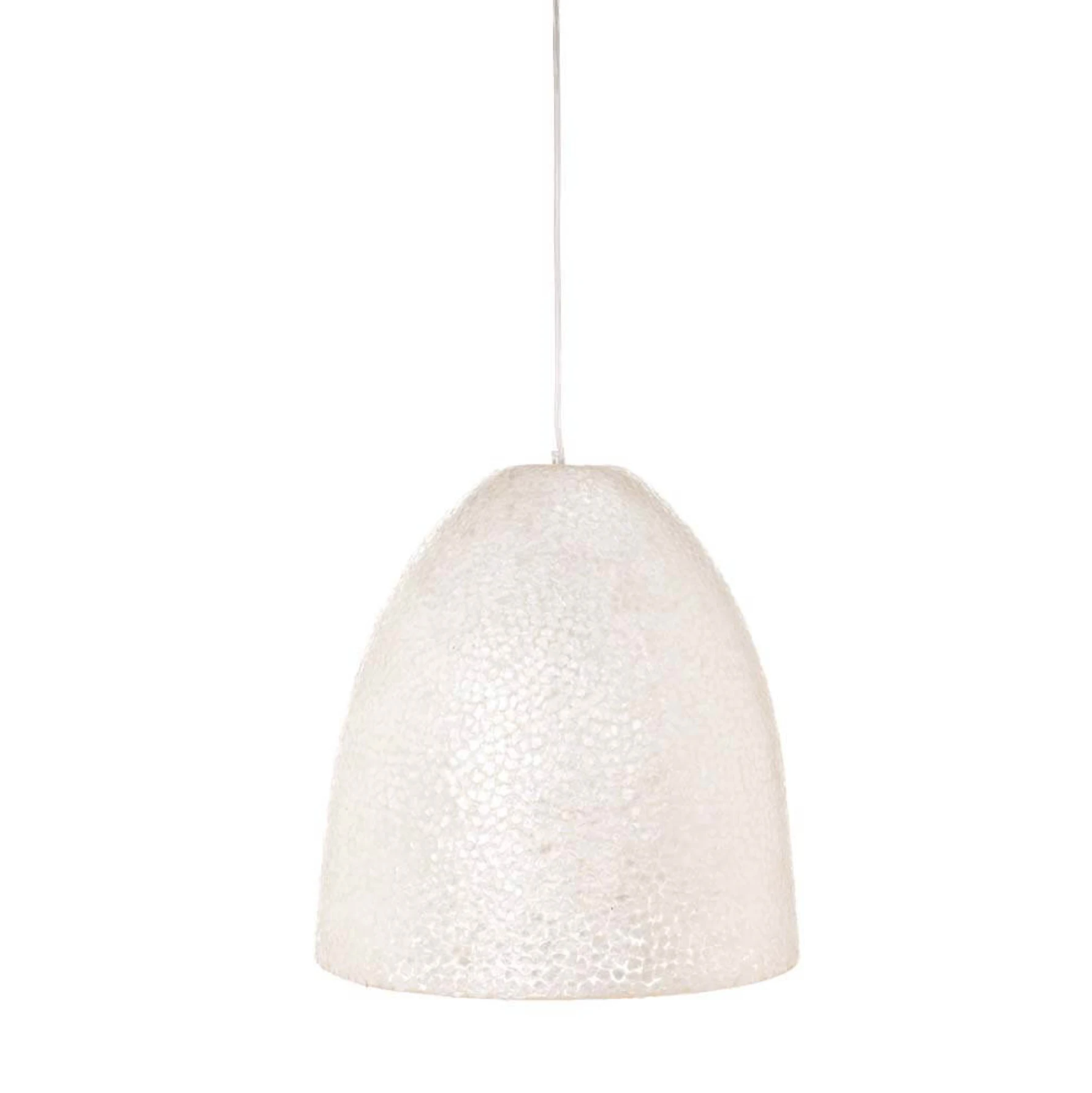 Hanglamp Wangi White Bell in twee maten by VillaFlor