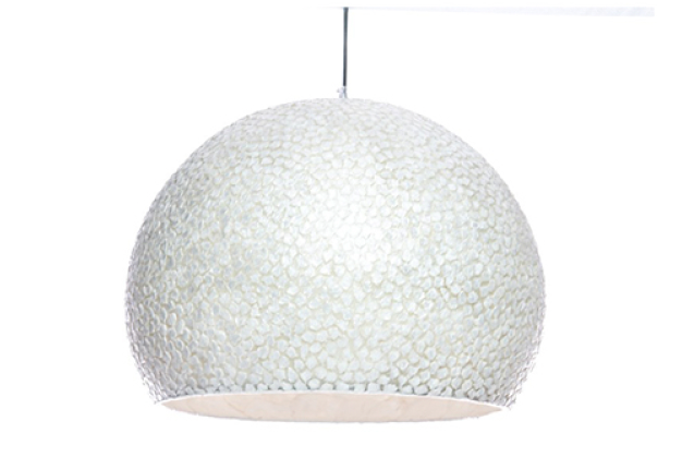 Hanglamp Wangi White Bol met open onderzijde - depauwwonen