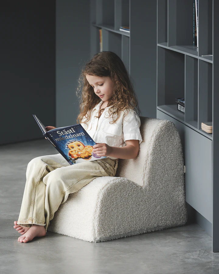 Kinderfauteuil Cloud Cream White by WigiWama