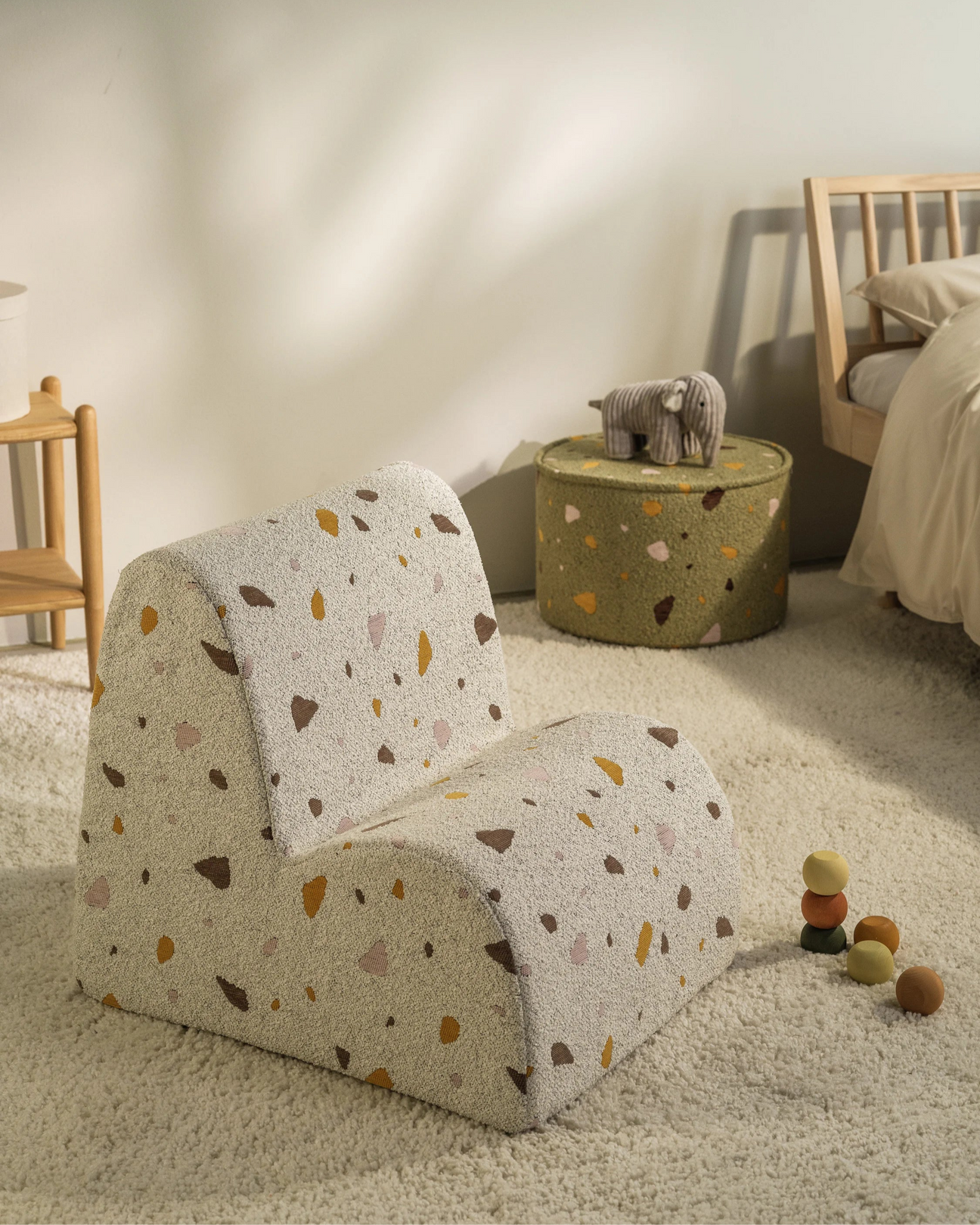 Kinderfauteuil Cloud Terrazzo Marble by WigiWama