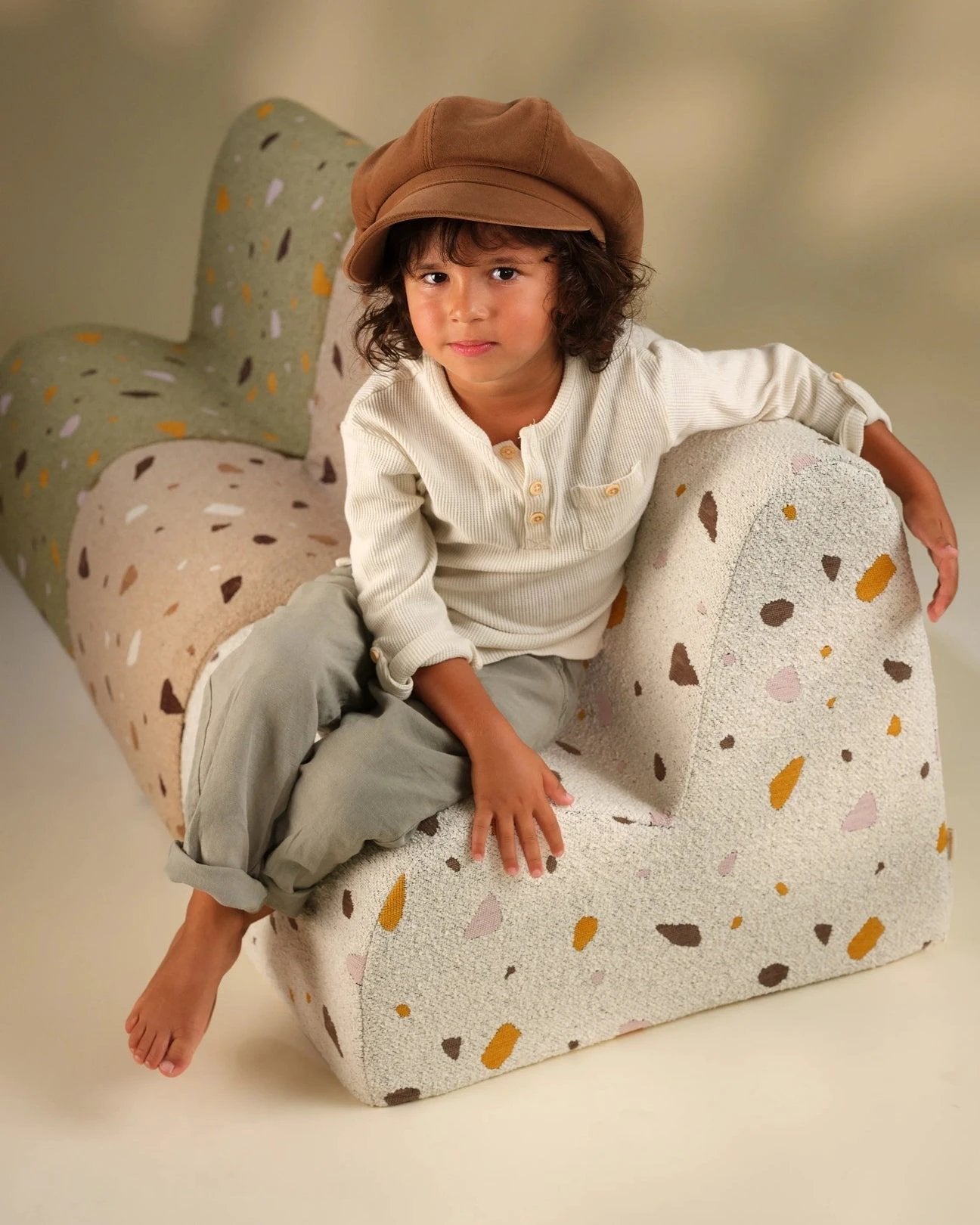 Kinderfauteuil Cloud Terrazzo Marble by WigiWama