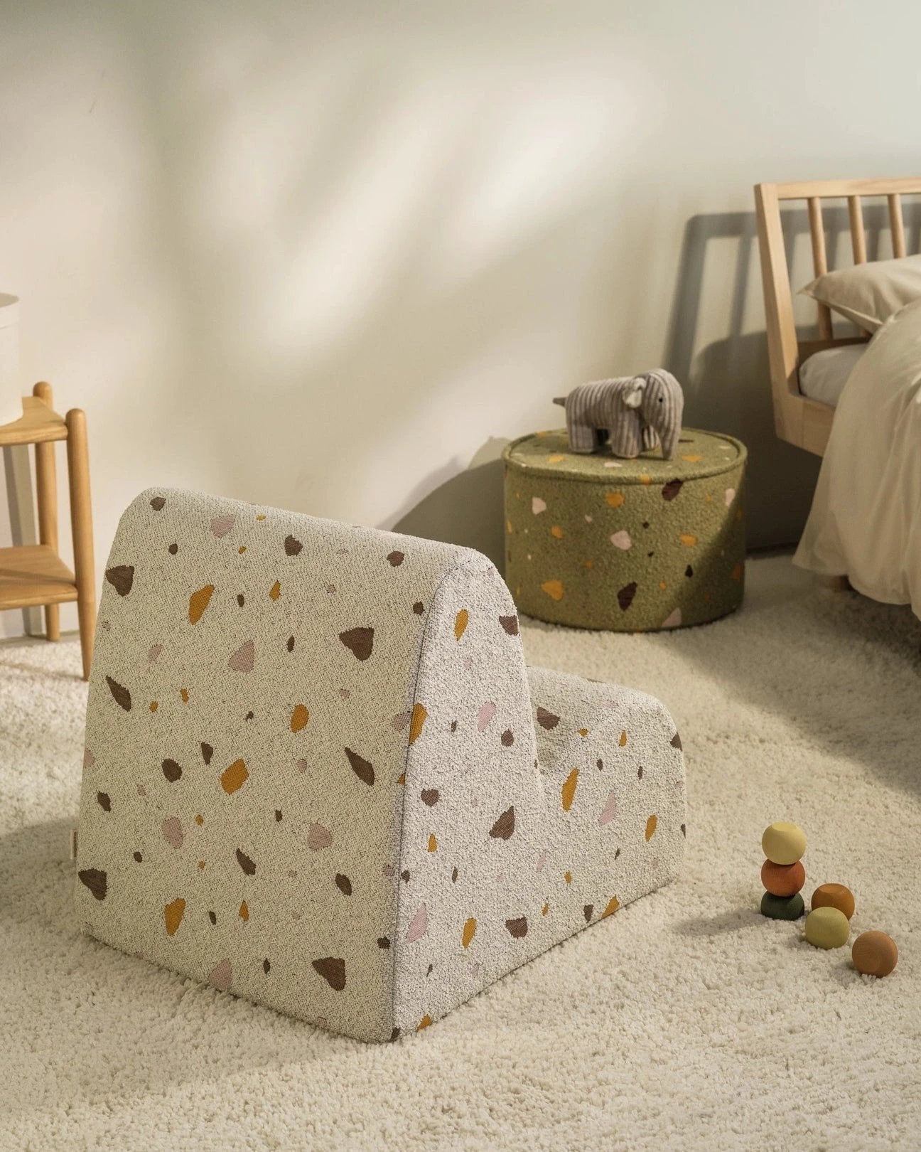 Kinderfauteuil Cloud Terrazzo Marble by WigiWama