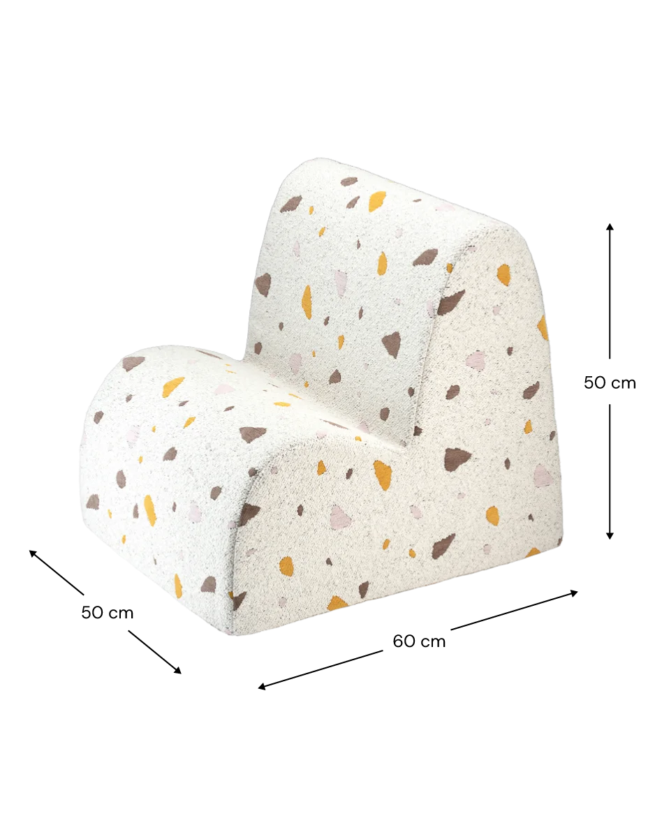 Kinderfauteuil Cloud Terrazzo Marble by WigiWama