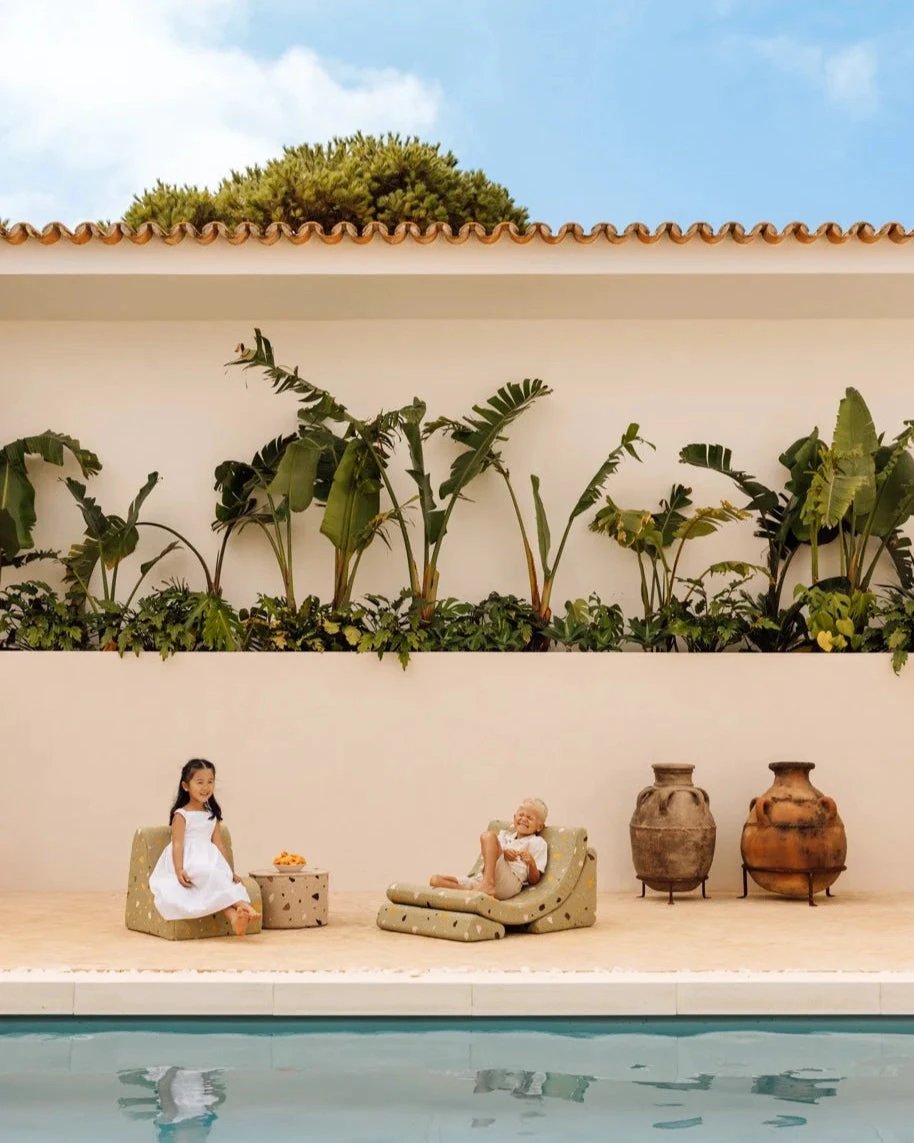 Kinderstoel Cloud Terrazzo Moss by WigiWama