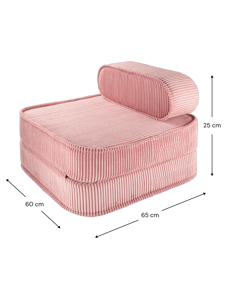 Kinderfauteuil Flip Pink Mousse by WigiWama