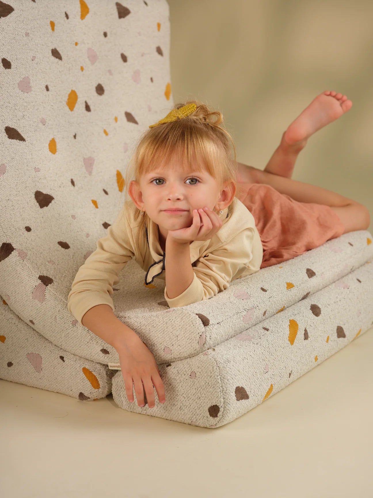 Kinderfauteuil Moon Terrazzo Marmer - depauwwonen