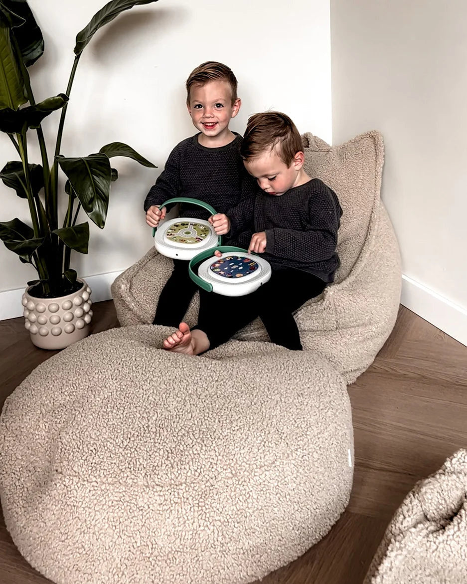 Poef Rond Biscuit - depauwwonen