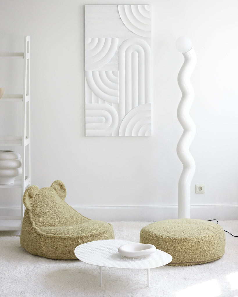 Poef Rond Matcha - depauwwonen