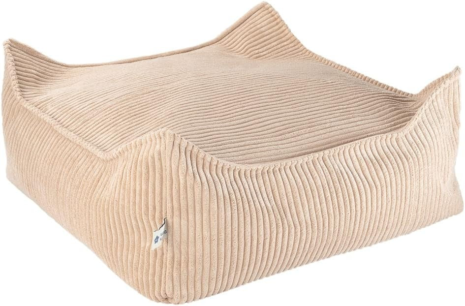 Poef Vierkant Brown Sugar - depauwwonen