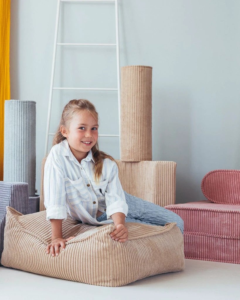 Poef Vierkant Brown Sugar by WigiWama