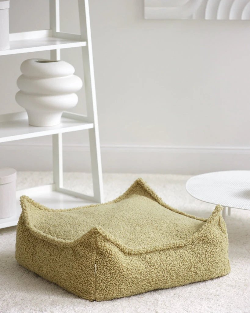 Poef Vierkant Matcha - depauwwonen