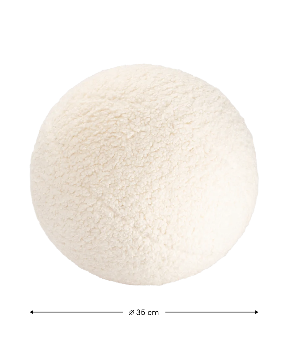 Speelbal Kussen Cream White by WigiWama