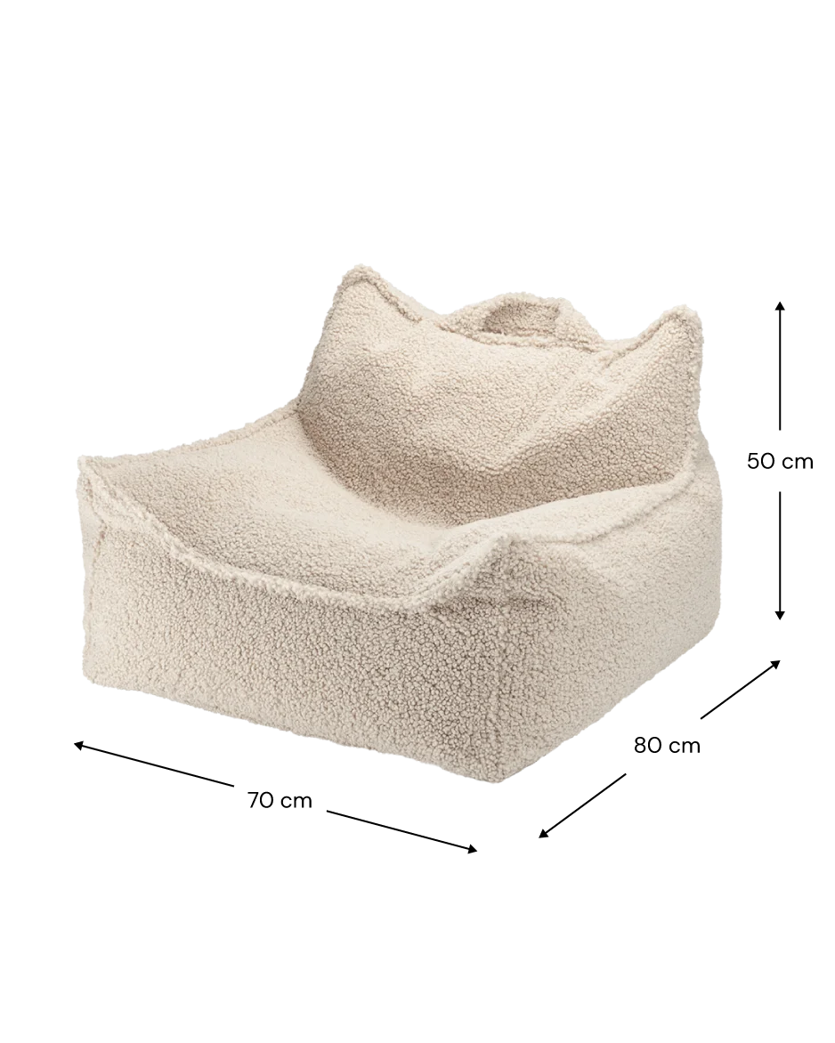 Zitzak Stoel Biscuit by WigiWama