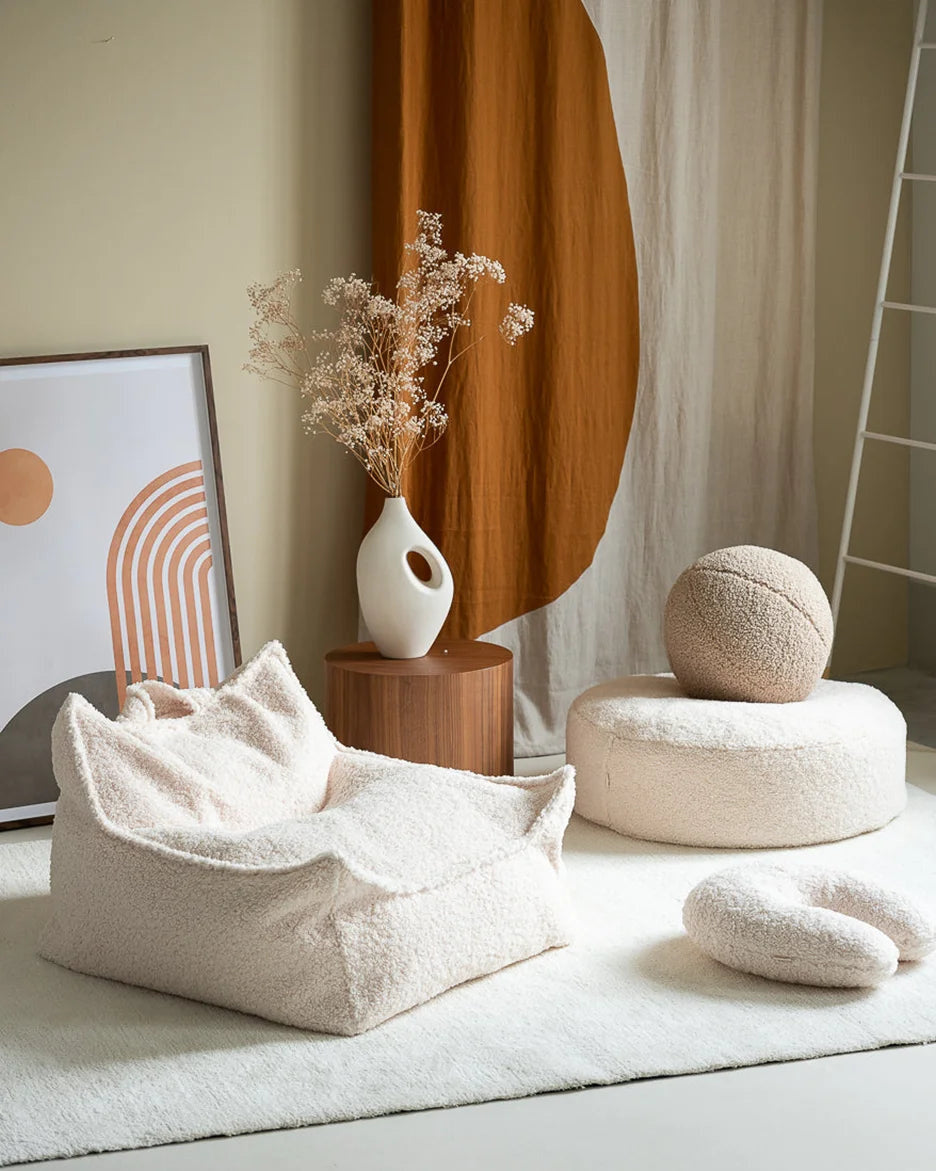 Zitzak Stoel Cream White - depauwwonen