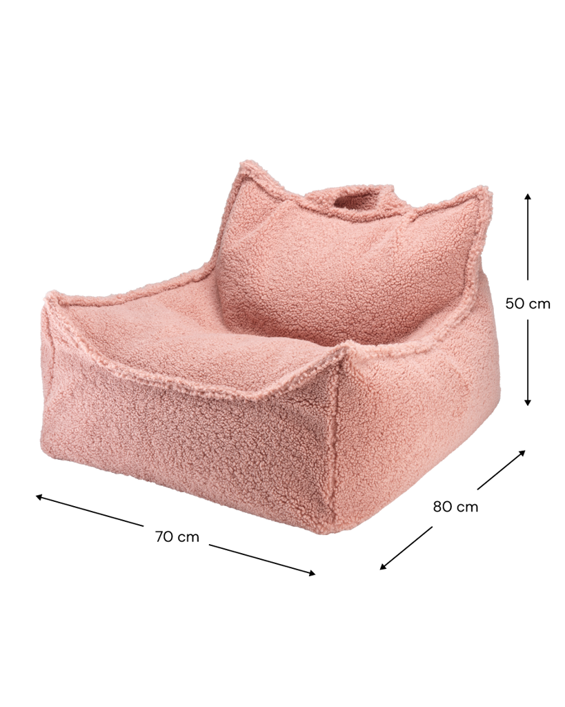 Zitzak Stoel Guava Pink by WigiWama