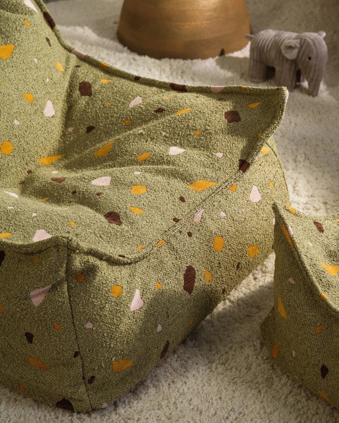Zitzak Stoel Terrazzo Moss by WigiWama