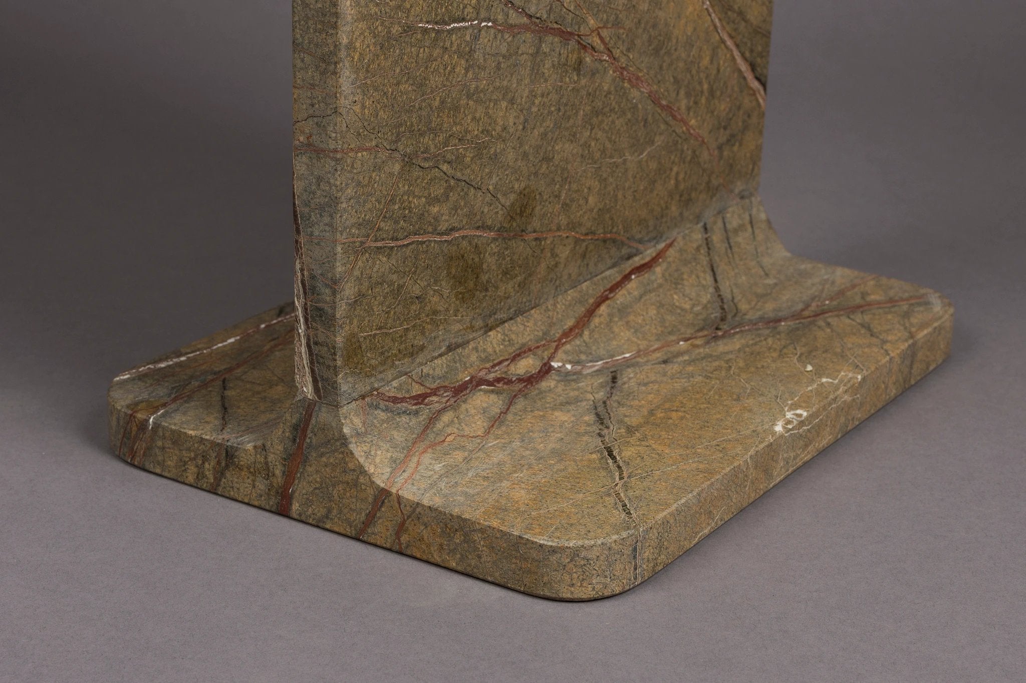Bijzettafel Satpura Brown Marble by Dutchbone