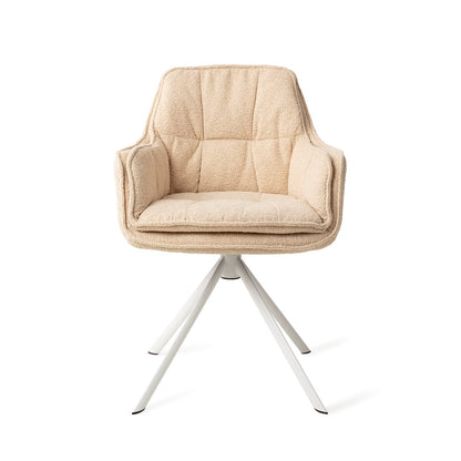 Akune Frou Frou Eetkamerstoel - Revolve Wit - depauwwonen