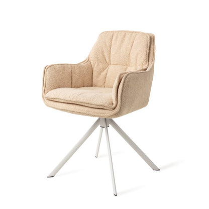 Akune Frou Frou Eetkamerstoel - Revolve Wit - depauwwonen