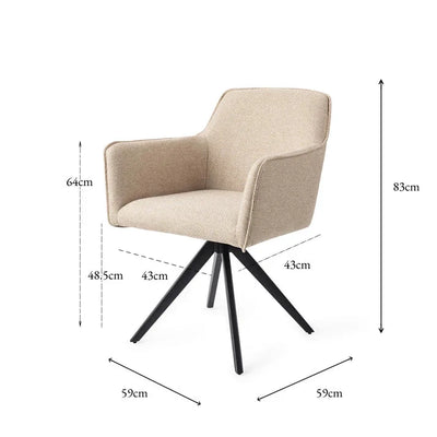 Hofu Eetkamerstoel - Revolve Oak Black by Jesper Home