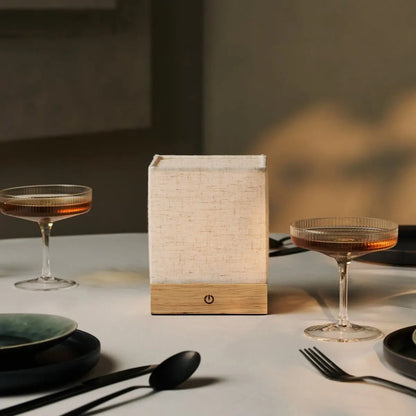 Tafellamp oplaadbaar Zano lichtbruine