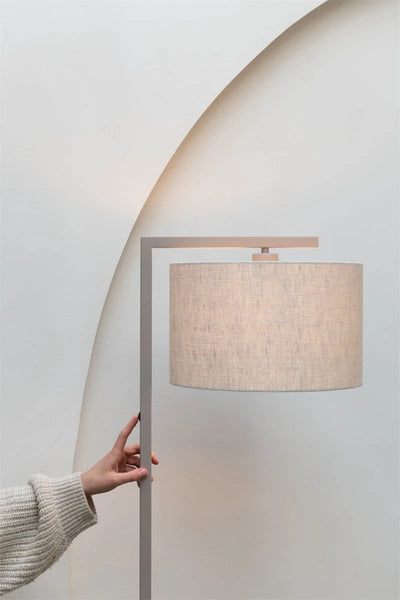 Vloerlamp Boston, zand met zandkleurige kap Ø32 x20xm by it's about RoMi