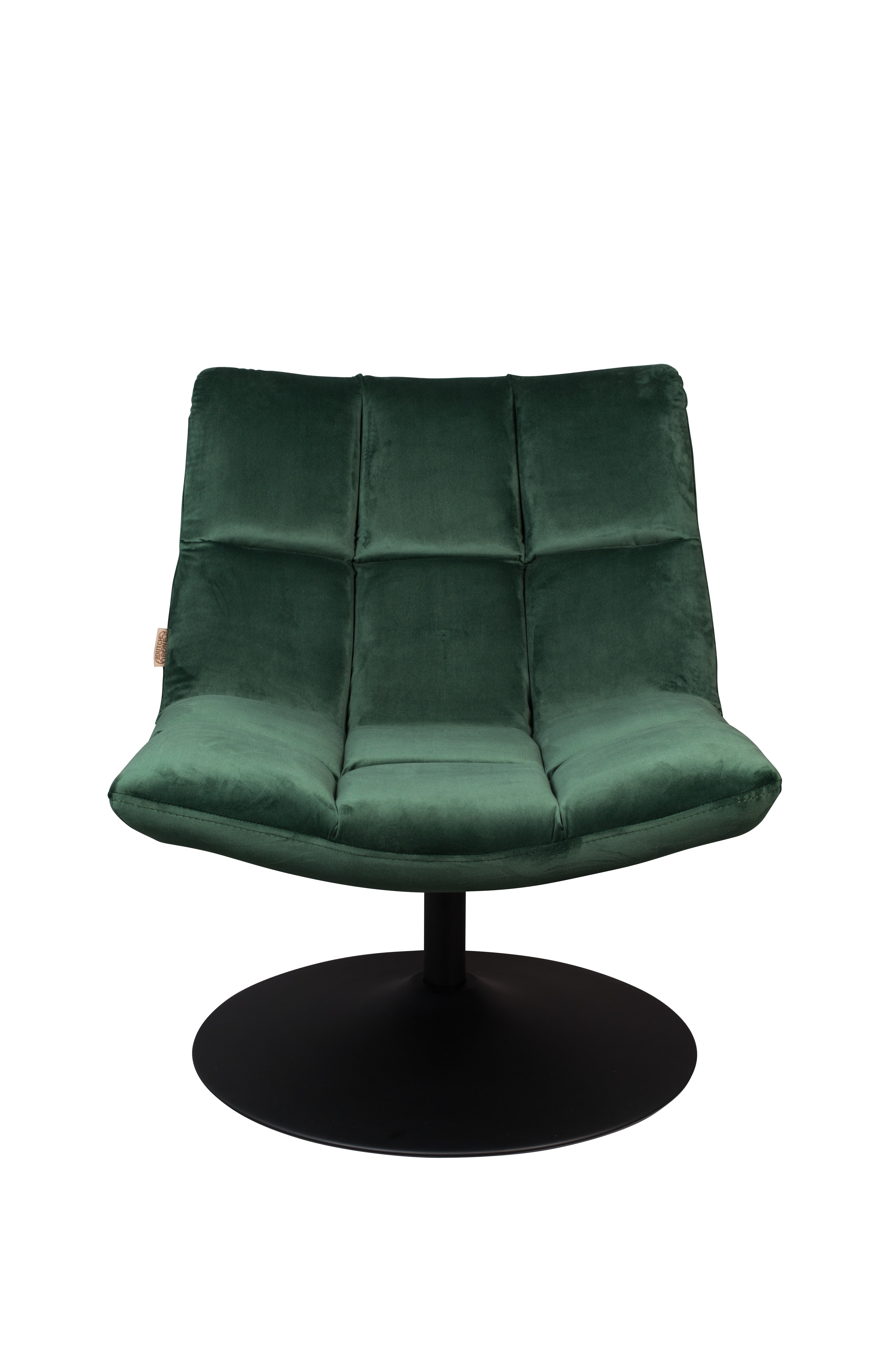 Lounge Chair Bar Velvet Green
