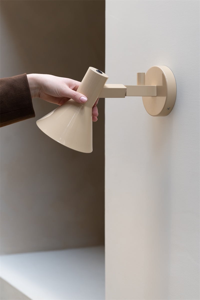 Wandlamp Stavanger, beige