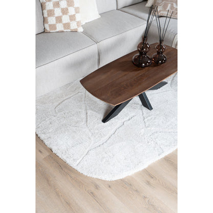Vloerkleed Macy Creme – Rounded Corners 160 x 230 cm