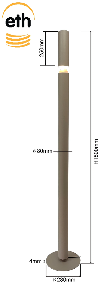 Vloerlamp Pencil Zand by ETH