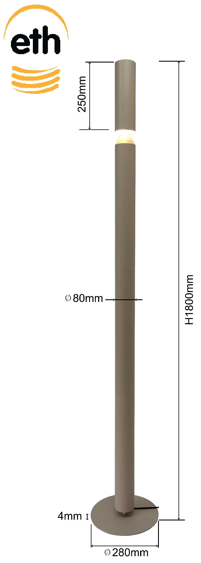 Vloerlamp Pencil Zand by ETH