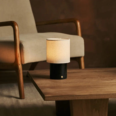 Tafellamp oplaadbaar Dou Black/Nero Marquina by Tavellio - Amsterdam