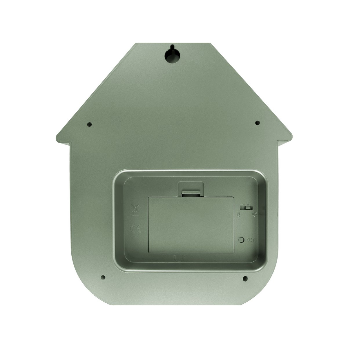 Wandklok Moderne Koekoek Metallic Groen by Karlsson