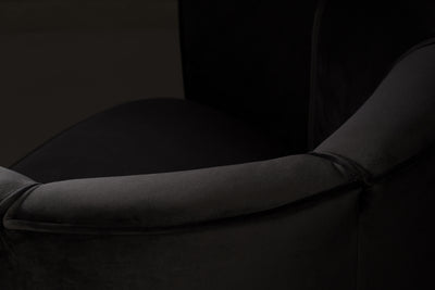 Fauteuil Flower Black by Dutchbone