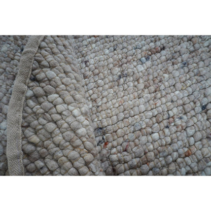 Vloerkleed Steve Donker Beige Rond ø200 cm