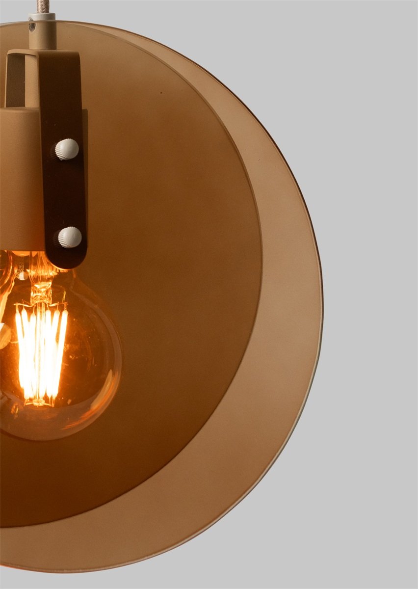 Hanglamp Toledo, amber