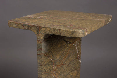 Bijzettafel Satpura Brown Marble by Dutchbone