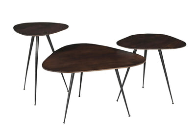 Salontafel Brix Loua Bruin set van 3 by Brix