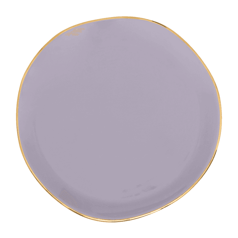 Good Morning bord Ø17 cm - Lila (set van 4) by Urban Nature Culture