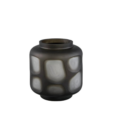 Azize Groene vaas van geslepen glas S by PTMD