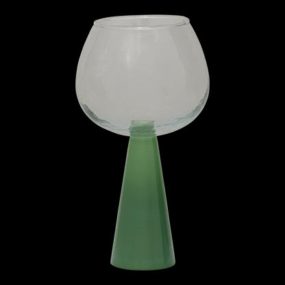 Set van 2 Spritz cocktailglazen, jadegroen, in cadeaubox.