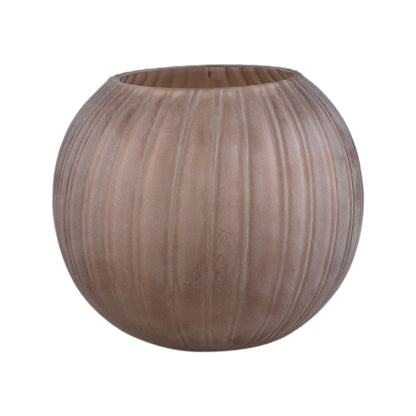 Levente Sand gegraveerde glazen vaas - depauwwonen