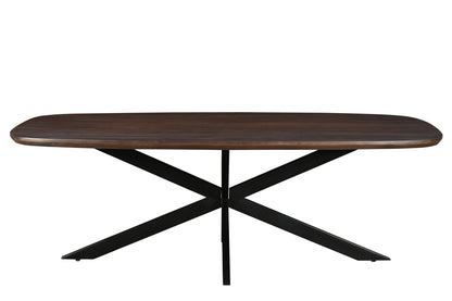 Eettafel Jesper Deens Ovaal Bruin 230 cm