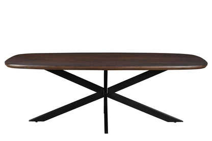 Eettafel Jesper Deens Ovaal Bruin 180 cm