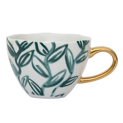 Good Morning kopje Cappuccino/Tea Leaves, Aqua by Urban Nature Culture