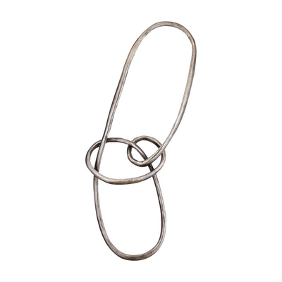 Wun Nikkel Gegoten Aluminium Knoop Wanddecoratie by PTMD