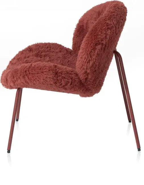 Fauteuil Freddy bordeaux by Coco Maison